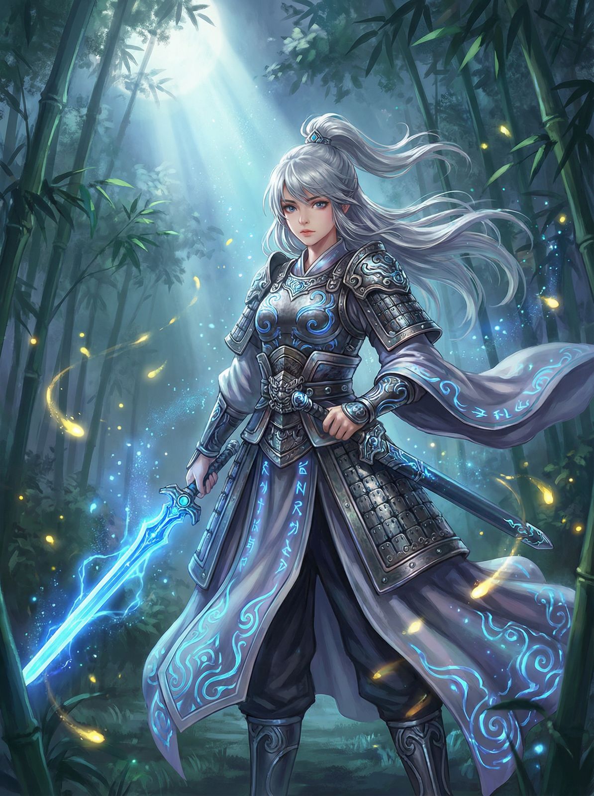 少女萝莉动漫-银甲战姬竹林秘境篇